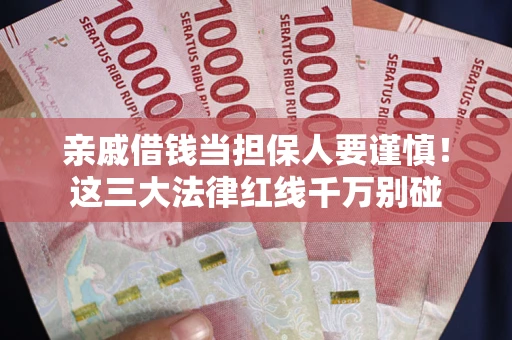 武汉亲戚借钱当担保人要谨慎！这三大法律红线千万别碰