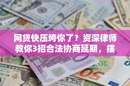 武汉网贷快压垮你了？资深律师教你3招合法协商延期，摆脱暴力催收！