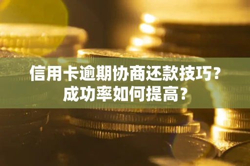 武汉信用卡逾期协商还款技巧？成功率如何提高？
