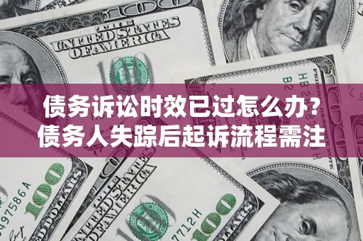 武汉债务诉讼时效已过怎么办？债务人失踪后起诉流程需注意什么？