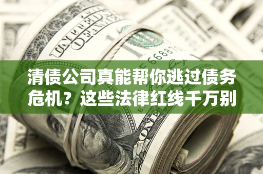 武汉清债公司真能帮你逃过债务危机？这些法律红线千万别踩